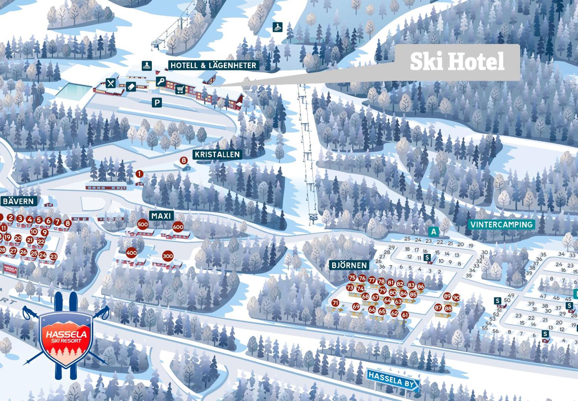 Hassela Ski Resort Ngoại thất bức ảnh